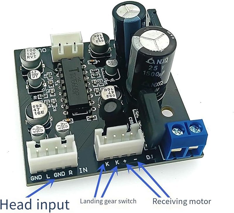 TA7668 Preamplifier Board Sound Deck for Phonograph Gramophone Radio Tape Cassette Recorder Amplifier Module - Image 3