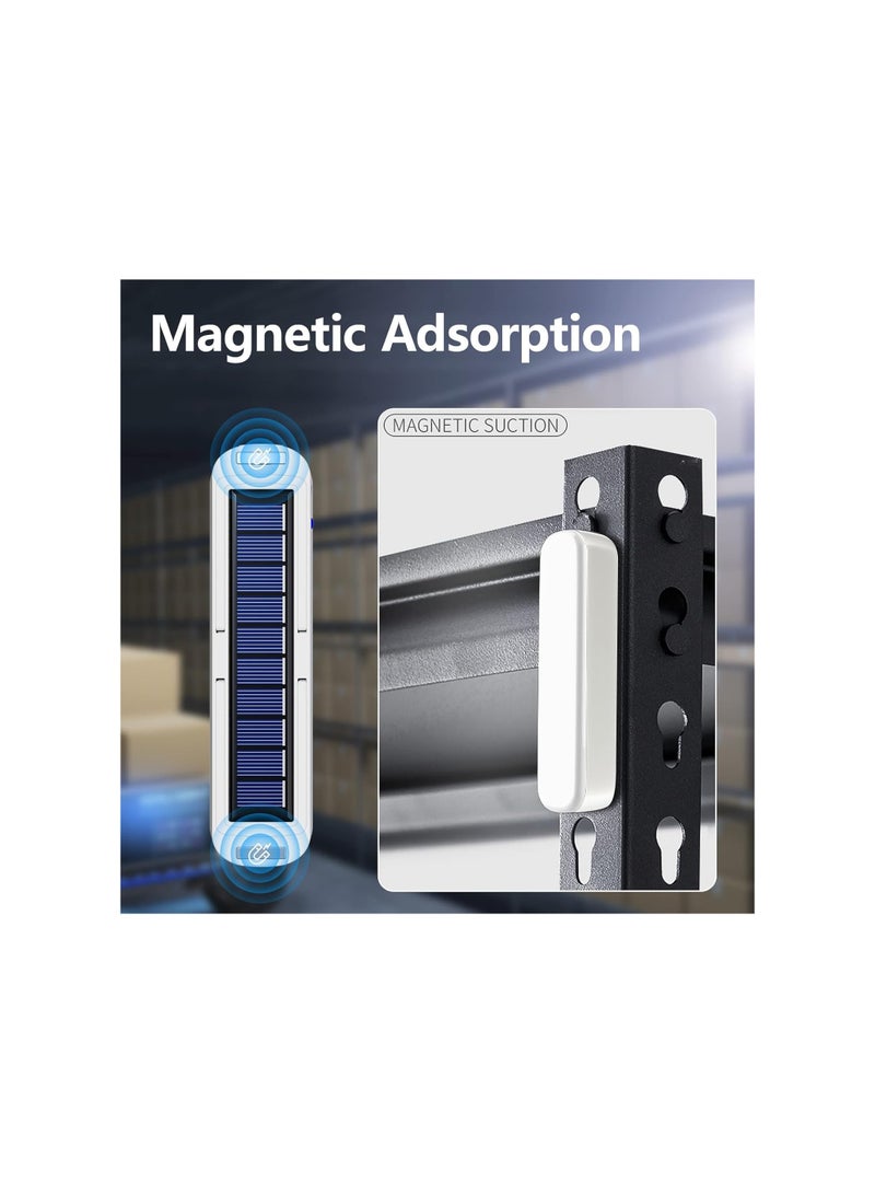 Solar Rechargeable Camping Lantern Magnet Adsorption 4800Mah Power Bank 1500 Lumens 4 Light Modes Led Lantern For Car Home Outage Hiking Fishing Storms Backpacking Emergencies(White × 1Pcs) - Image 5