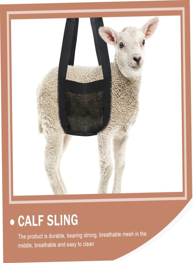 balacoo pet Spreader Hanging Scale Sling Alpaca Hanging Weight Sling Goat Lifting Harness Calf Scale Hanging Harness Pet Weighing Sling Breathable Calf Sling Animal Scale Nylon Lamb - Image 3