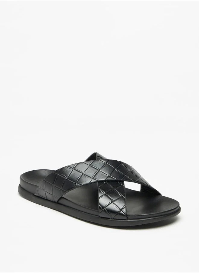 ال بي ال من شو اكسبرس Textured Slip-On Arabic Sandals