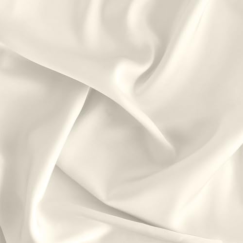 Haus & Kinder King Size bedsheets for Flat Bed, 300 TC, 100% Cotton, 108 * 108 inches, 2 Pillow Covers, Plan Bedsheets, Ivory. Fits Your Floral Home décor Needs, for Everyday use. - Image 5