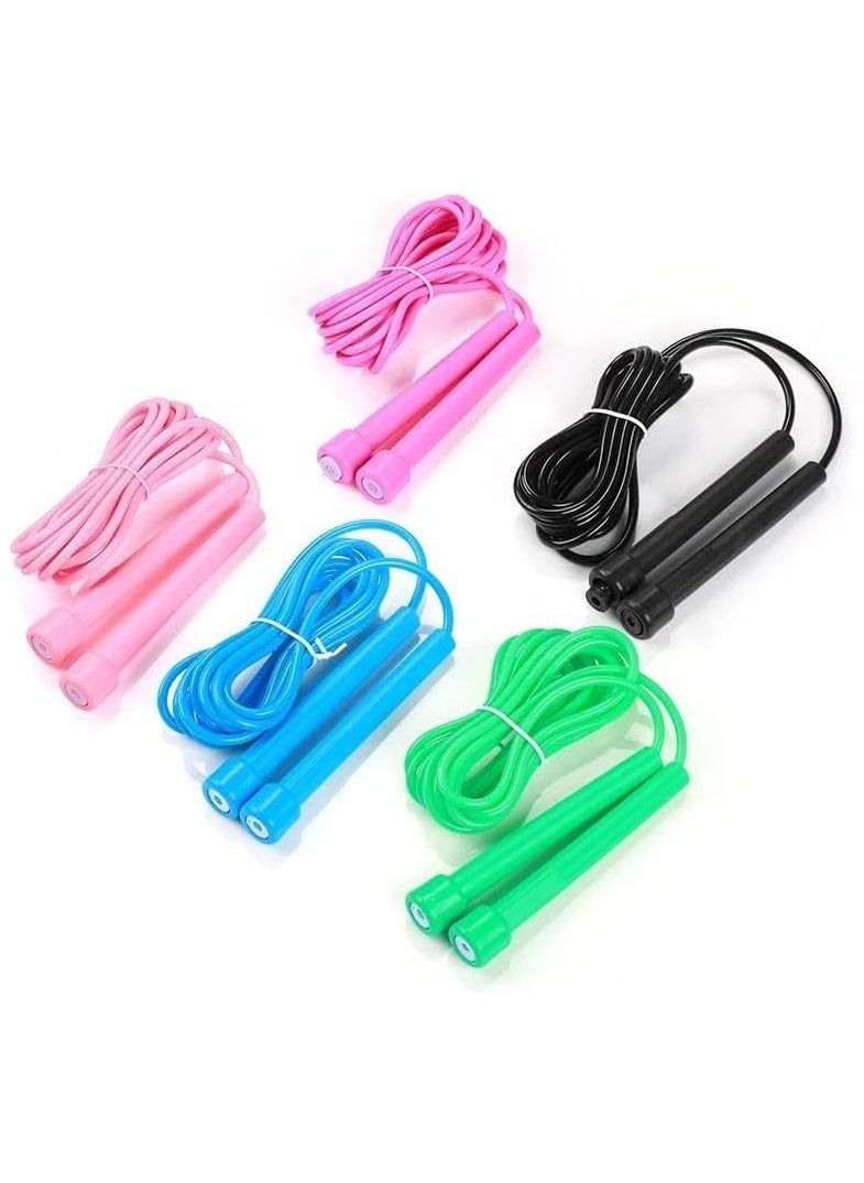 SportQ SportQ Lightweight Jump Rope for Fitness and Exercise - Adjustable Jump Ropes with Plastic Handles - Tangle Free for CrossFit, Gym, Cardio and Endurance Workout  - Image 2