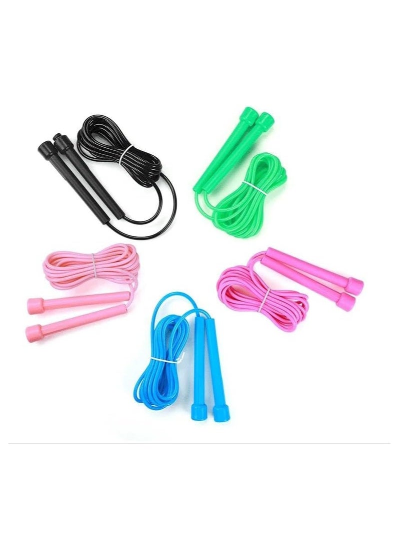 SportQ SportQ Lightweight Jump Rope for Fitness and Exercise - Adjustable Jump Ropes with Plastic Handles - Tangle Free for CrossFit, Gym, Cardio and Endurance Workout  - Image 3