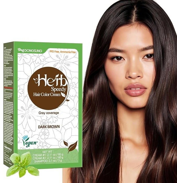 Herb Speedy Color Cream - Dark Brown - Image 5