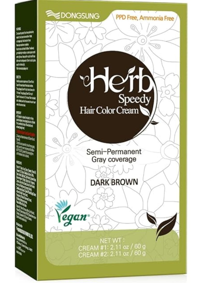 Herb Speedy Color Cream - Dark Brown - Image 2