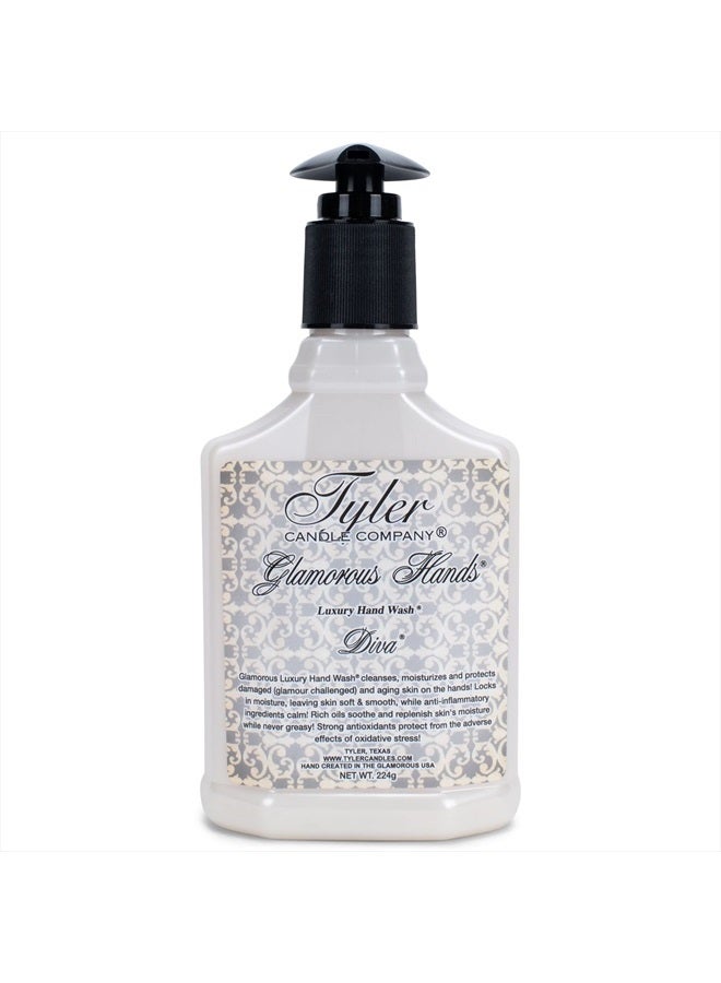 Tyler Candle Tyler Glamorous Hands Diva Luxury Hand Wash 8 Ounce - Image 1