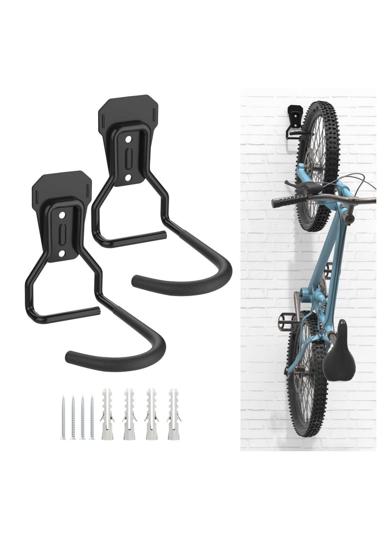 Generic Bike Wall Mount, Bike Hanger Rack, Heavy Duty Bike Hooks Wall Mount Rack Holder, Heavy Duty Bicycle Storage Hanger Vertical Stand for Garage  - Image 1