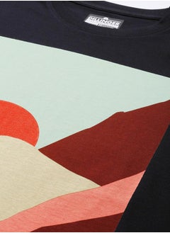 Dillinger Oversized Graphic Print Combed Cotton T-Shirt by Styli  - Image 2