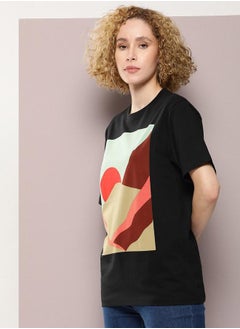 Dillinger Oversized Graphic Print Combed Cotton T-Shirt by Styli  - Image 3