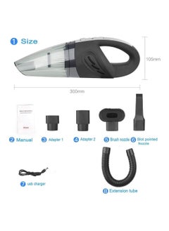 Gerenic Portable Spare Filter Cyclonic Car Vacuum Cleaner 120 W  - Image 5