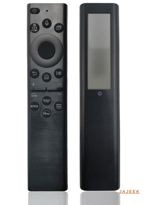 Original Solar Powered Voice Remote Control BN59-01385A (2021) for Samsung Smart TVs, Compatible with Neo QLED, The Frame, and Crystal UHD Series, Eco-Friendly & Voice Control