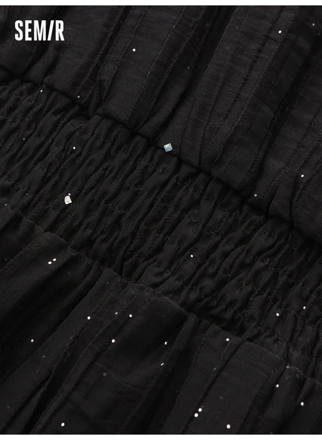 سيمير فستان طويل بتفاصيل حجارة الراين للنساء - Image 5