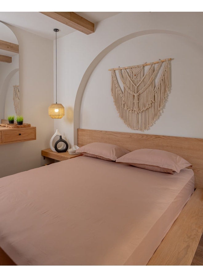 ب كومفورت  طقم ملاية أستك قطن بني - Image 1