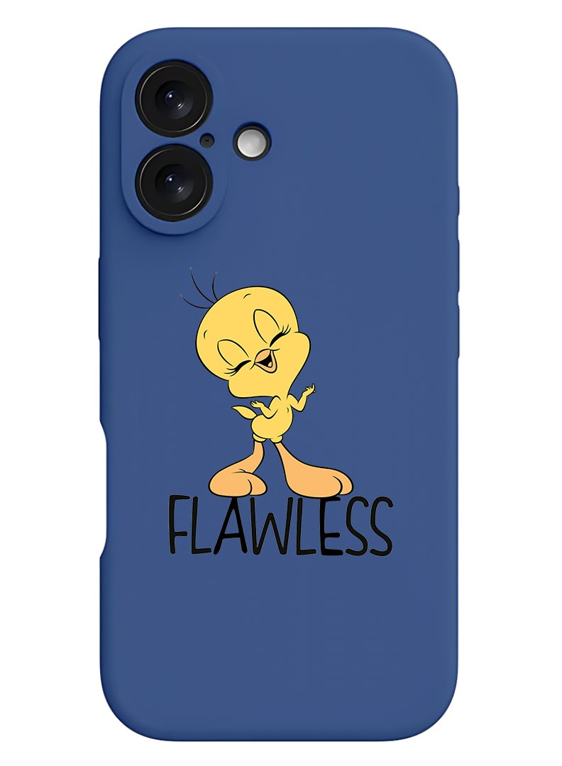 Theodor Protective Slim Fit Case Liquid Silicone Cover with Full Body Protection Anti-Scratch Shockproof Case For Apple iPhone 17 (Blue) Flawless - Image 1