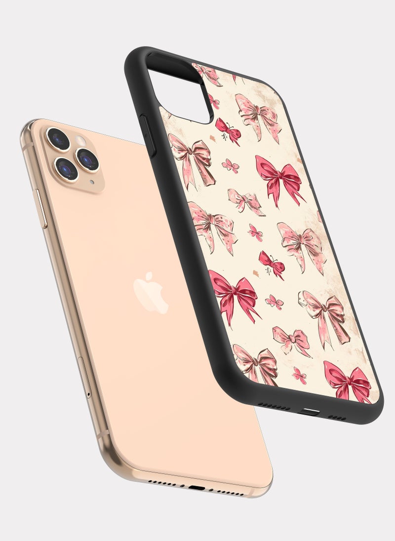 PXLAAT iPhone 11 Pro case cover Bow Pattern - Image 2