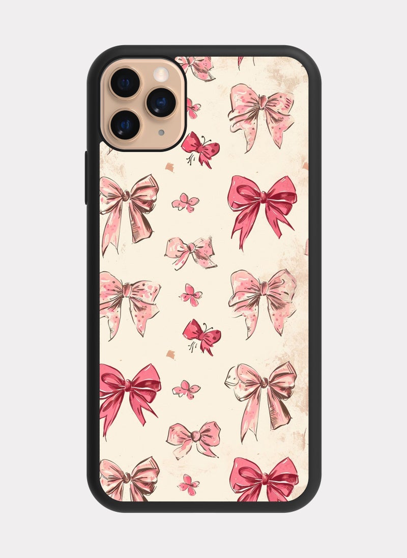 PXLAAT iPhone 11 Pro case cover Bow Pattern - Image 1