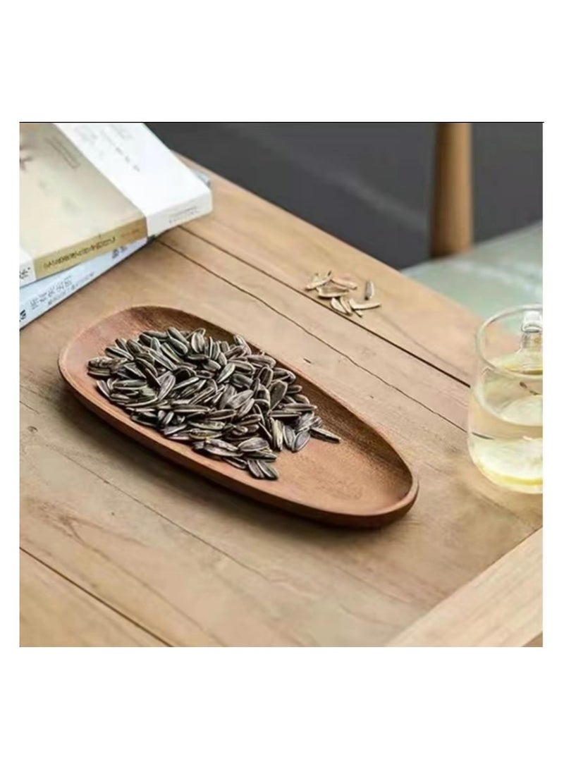 Wooden Oval Special Shape Plate - Image 4