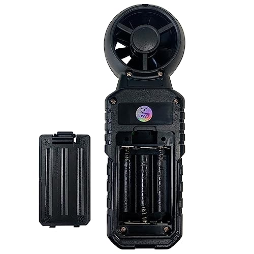 Soonkoda 3 in 1 Handheld Anemometer Wind Speed Meter Gauge Speedometer Wind Level Tester Air Flow Meter Temperature Measuring Device Outdoor for Sailing Surfing Flying Shooting - Image 2