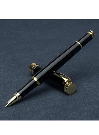 Ballpoint Pen Black Refill,Luxury Metal Ball Point Pen with 2 Refills Black Ink Pen Smooth Writing Rollerball Pen Gift for Professional Executive,Office,Nice BallPens Classy Gift Box - view 2