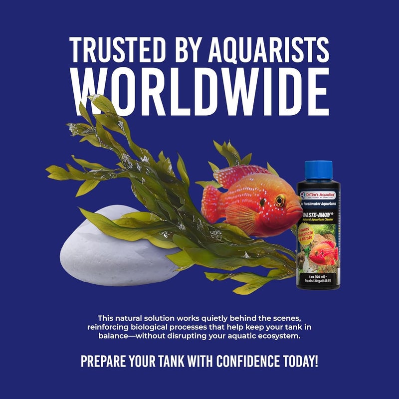 DrTim's Aquatics Waste-Away Natural Aquarium Cleaner for Freshwater Aquariums - 4 oz - Image 5