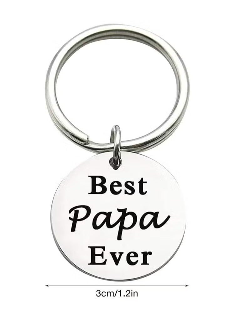 Key Ring-Best Papa Ever, for Father's Day Gifts  - Image 5
