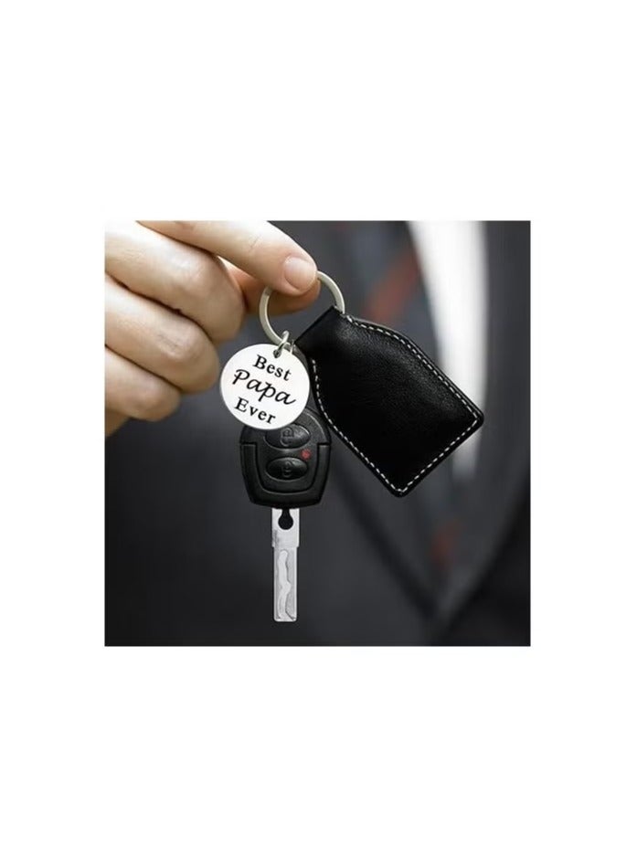 Key Ring-Best Papa Ever, for Father's Day Gifts  - Image 3