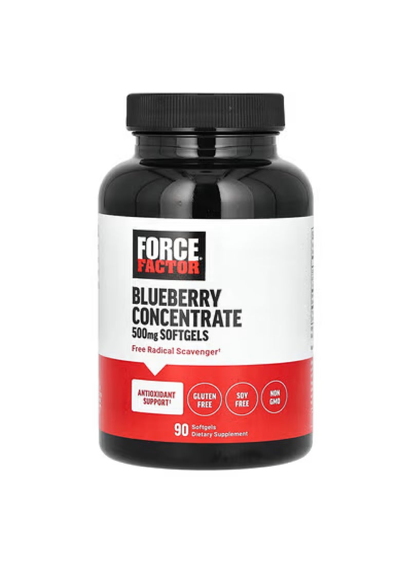 Blueberry Concentrate, 500 mg, 90 Softgels