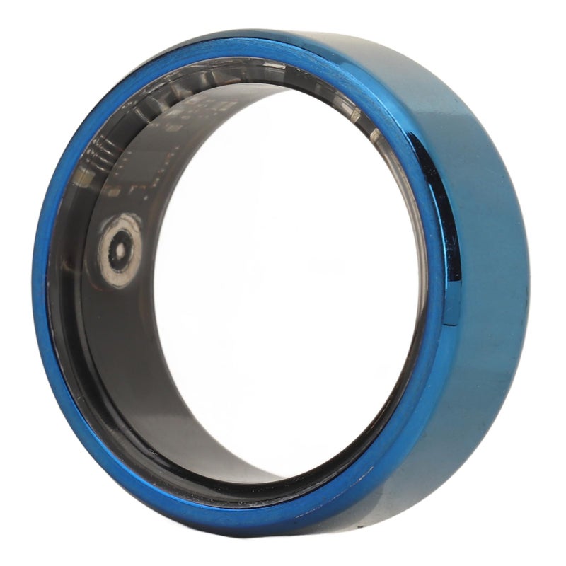 Ashata Smart Ring Health, Health Ring to Monitor Fitness Pedometer Sleep Data, Remotely Take Photo, IP68 Smart Health Ring for Men Women, Blue (9) - Image 1