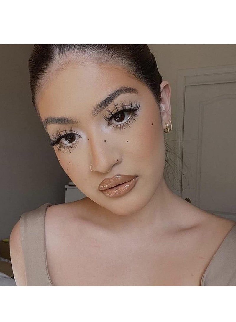 SYOSI False Eyelashes 20mm Faux Mink Lashes Long Dramatic 5D Fluffy Natural Look Fake Lashes for Makeup 14 Pairs - Image 5