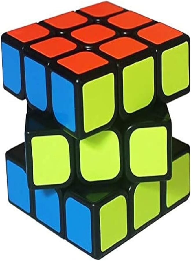 Three stage Rubik's cube special spring structure children's puzzle toy TC025 