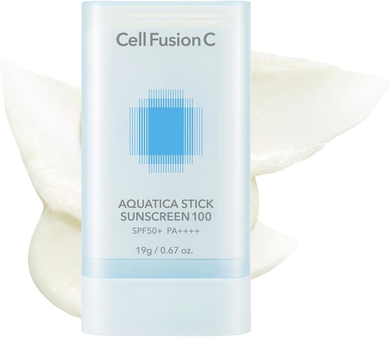 Aquatica Stick Sunscreen SPF 50 PA Hydrating Cooling No White Cast Korean Sunscreen 19g 067 oz