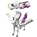 liluwushe Unicorn Collision Transforming Cars Toy 2 in 1 Magnetic Cars Collision Transform into unicorn toy for Boys Girls Age 312 magnetic robo car set Party Gift for Birthday Christmas Purple - Image 2