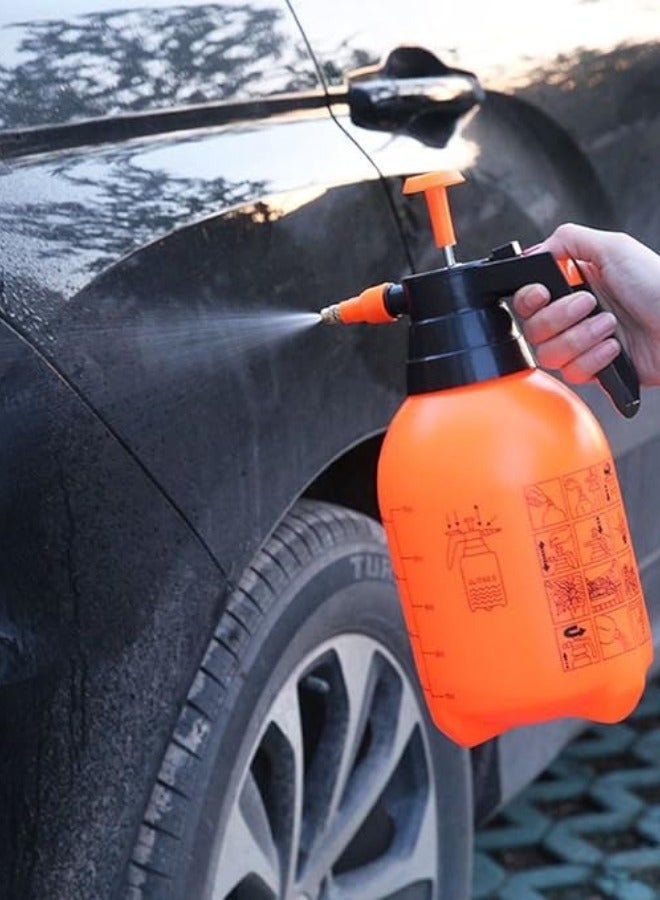 One Litre Watering Sprayer Bottle Gardening Atomizer Orange 30x18x13 centimeter - Image 3