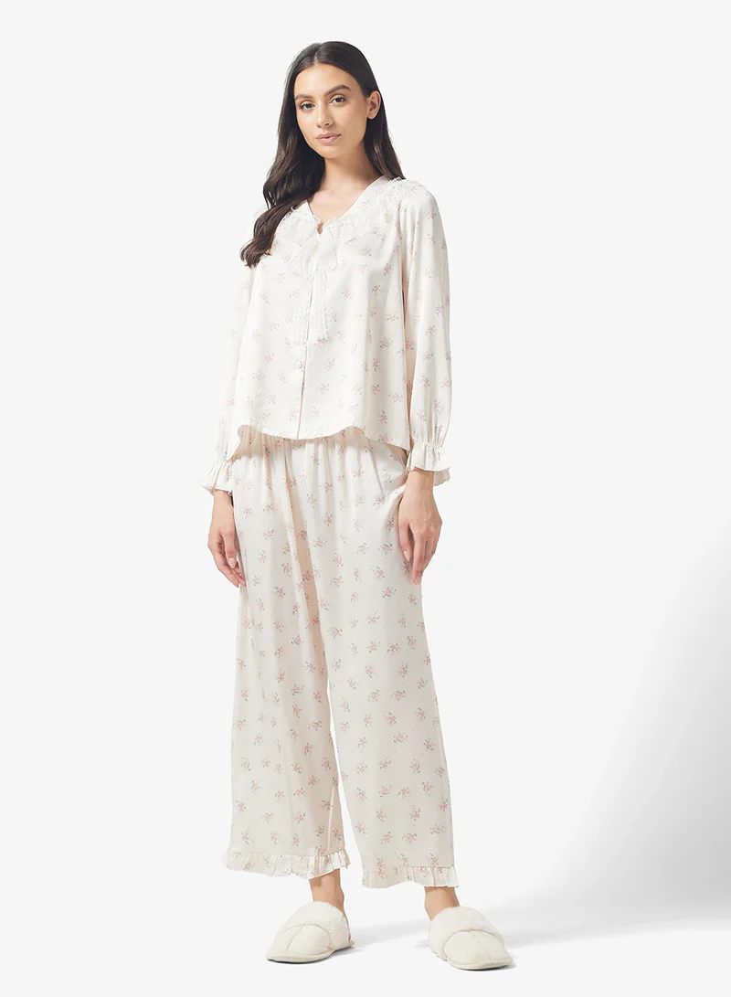 ELLA Printed Pyjama Set