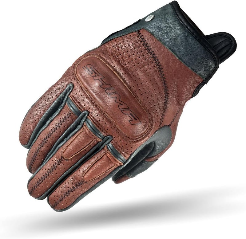 SHIMA CALIBER Motorbike Gloves for Men - Leather Summer Biker Armoured Protectors - Image 1