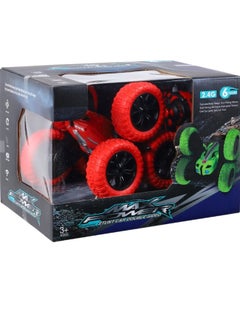 Toy Box RC Double-Sided Body Rolling 360 Degree Stunt Remote Control 6 Wheel Car Racing Car Double Side Stunt Car Kids Gift Toy  - Image 1