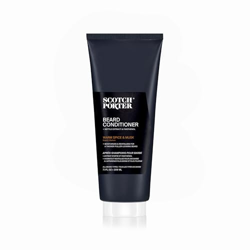 Scotch Porter Hydrate & Nourish Beard Conditioner â€“ Long-Lasting Moisture Helps Strengthen, Reduce Frizz & Promote Healthy Hair Growth for Dull, Dry, Coarse Beards â€“ Original Scent, 7.1 oz. Bottle - Image 1