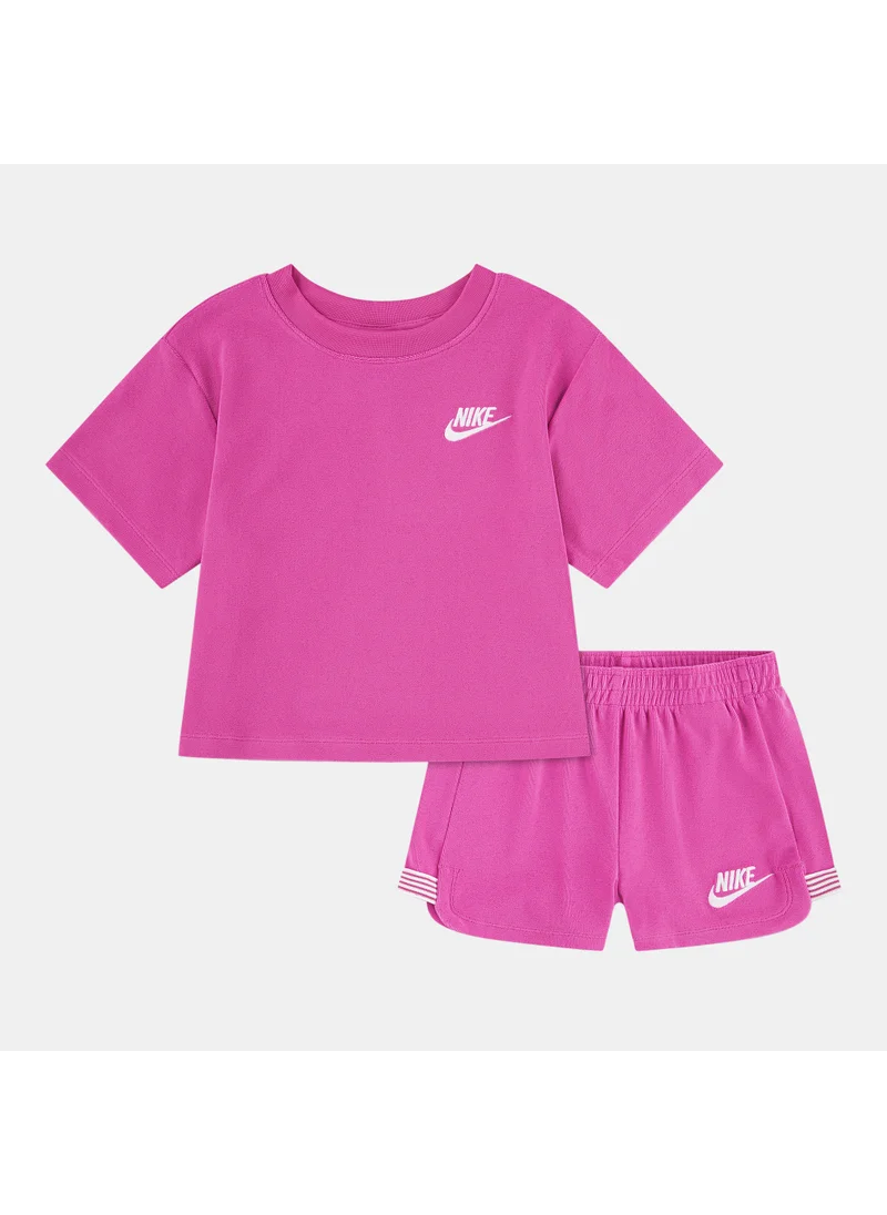 Nike Kids' Let's Roll T-Shirt And Shorts Set