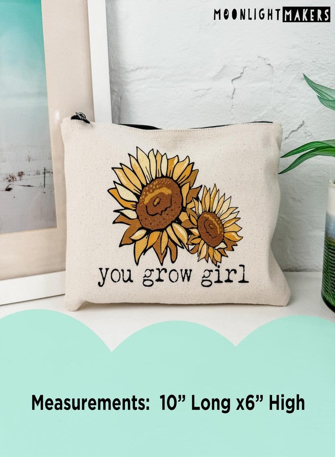 Moonlight Makers, I Have No Idea What I'm Doing, Funny Canvas Makeup Bag, Pencil Pouch, Cute Travel Accessories for Women, 100% Cotton Cosmetic & Toiletry Bags - Image 5
