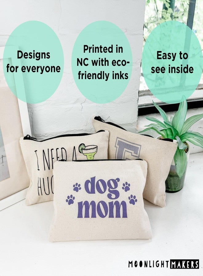 Moonlight Makers, I Have No Idea What I'm Doing, Funny Canvas Makeup Bag, Pencil Pouch, Cute Travel Accessories for Women, 100% Cotton Cosmetic & Toiletry Bags - Image 3