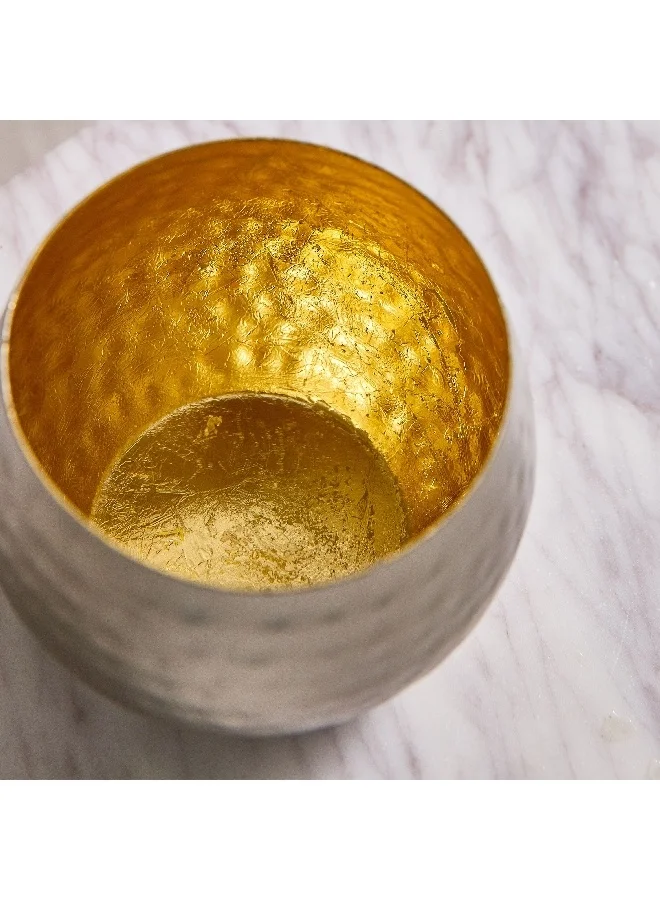 Home Box Ibena Metallic Votive Holder 10 x 10 x 8 cm