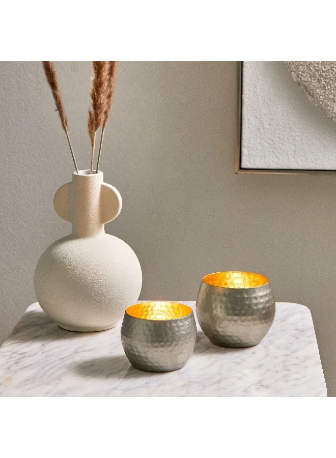 Home Box Ibena Metallic Votive Holder 10 x 10 x 8 cm