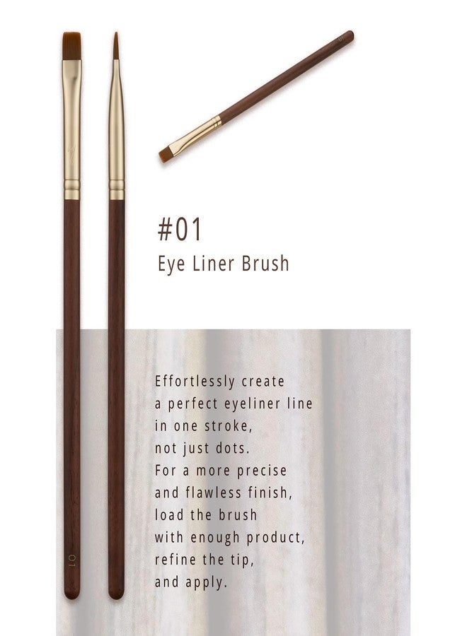 SOO ADOR [SOO ADOR] BY MAENG #01 Eye Liner Brush - Precision Tool for Effortless Eyeliner Application | Designed by K-Pop Makeup Artist Maeng | Makeup Brush Eye Brush - Image 3