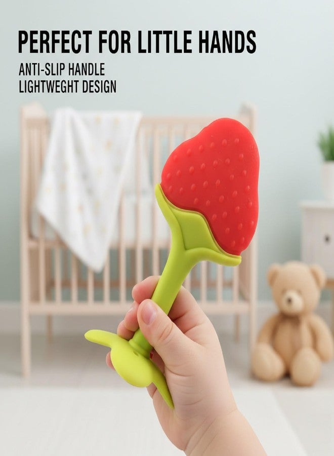 Enorme Waterproof Baby Bibs & Teether Combo - Pack of 6 Cotton Feeding Aprons + 2 BPA-Free Silicone Teethers - Soft Reusable Meal Time Bibs for Infants & Toddlers (Boys & Girls) - Image 2