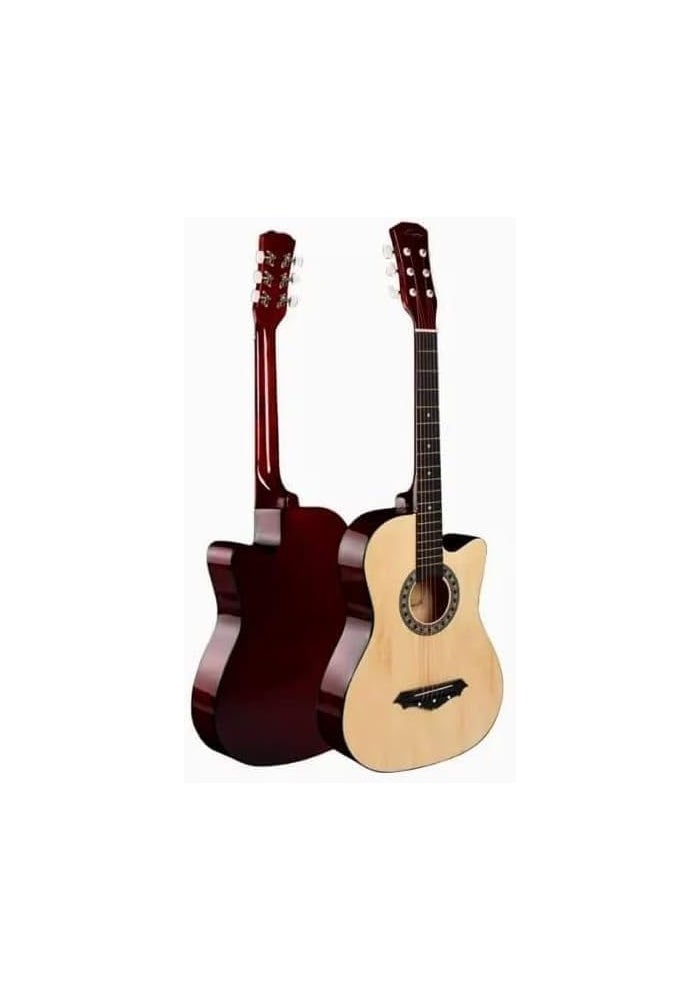 MegArya Acoustic Guitar Combo Pack with Bag, Capo, Picks, and Strings - Image 2