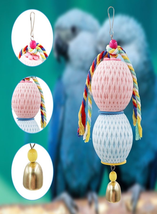 MHLLGN Bird Beak Grinding Stone, Parrot Chew Toys with Bells, Bird Toys, Cage Accessories for African Grey, Budgies, Amazon Parrots, Cockatiels, Lovebirds, Conures, Quakers, Small to Medium Birds - Image 4