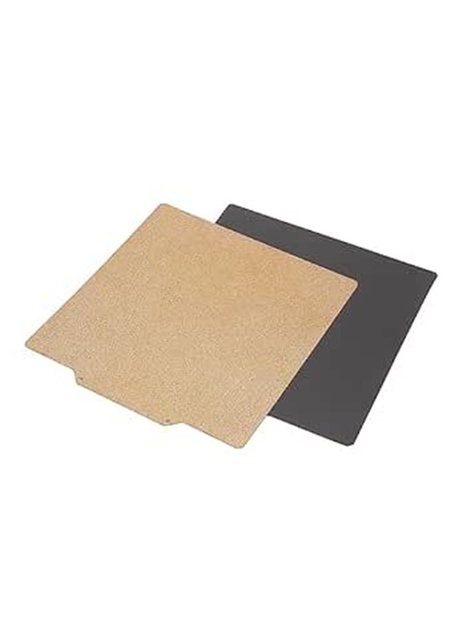لوح بناء مغناطيسي من الفولاذ الزنبركي مزدوج الجوانب بطبقة PEI مقاس 200x200 مم للطابعة ثلاثية الأبعاد - Image 1