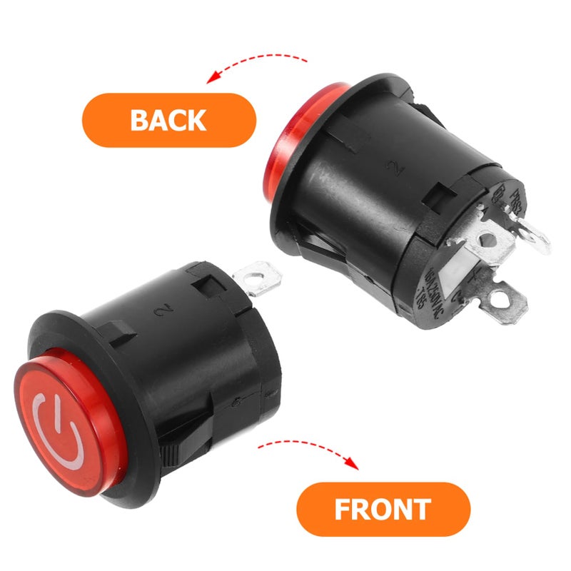 Black Rocker Switch Button Easy Installation for Electric Ride Motorcycle Replacement - Image 4
