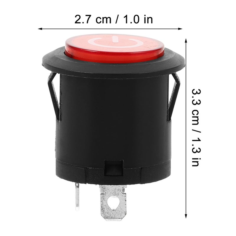 Black Rocker Switch Button Easy Installation for Electric Ride Motorcycle Replacement - Image 3