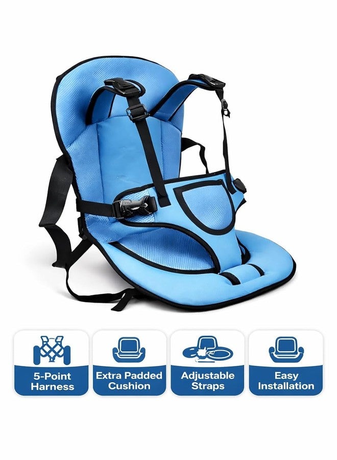 NOBILEA Baby Car Cushion Seater for Infants & Toddlers | Soft Head & Body Support Seat Pad | Breathable Anti-Slip Baby Seat Cushion | Universal Fit for Car Seats, Strollers & Prams | Comfortable Travel Support - Image 5